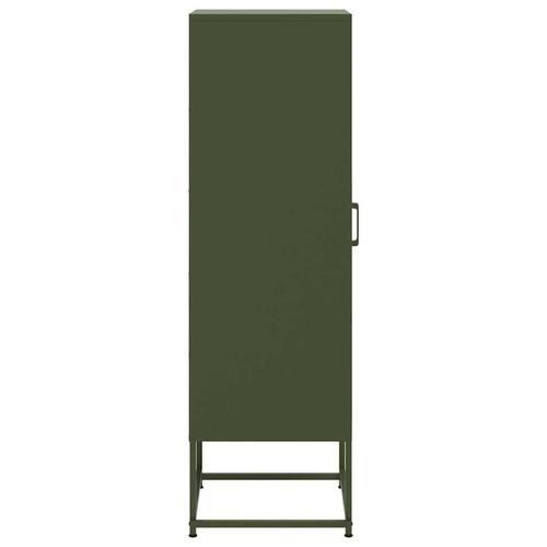 Skab 36x39x123 cm stål olivengrøn