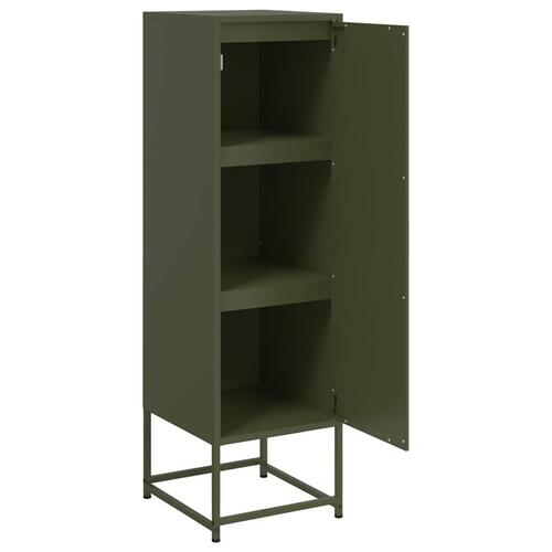 Skab 36x39x123 cm stål olivengrøn