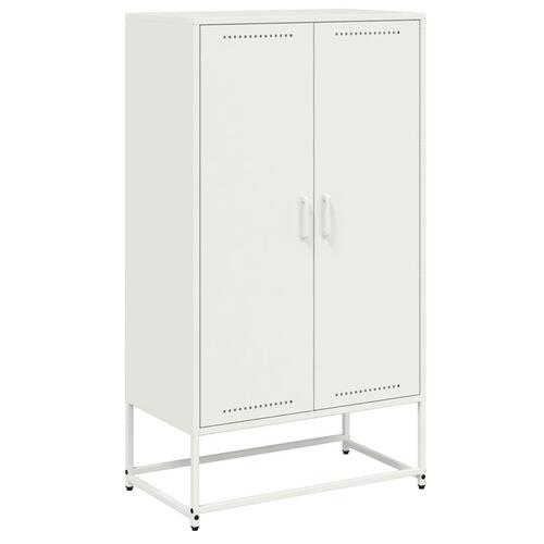 Skab 68,5x38,5x123,5 cm stål hvid