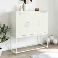Skab 100,5x39x107 cm stål hvid
