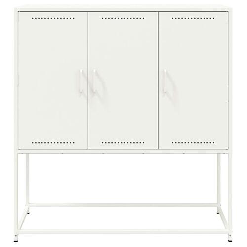 Skab 100,5x39x107 cm stål hvid
