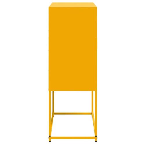 Skab 68,5x38,5x107 cm stål sennepsgul