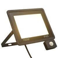 LED-projektør med sensor 100 W varm hvid