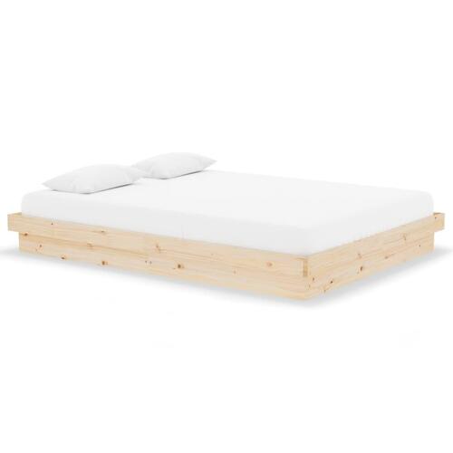 Sengeramme 140x190 cm massivt træ