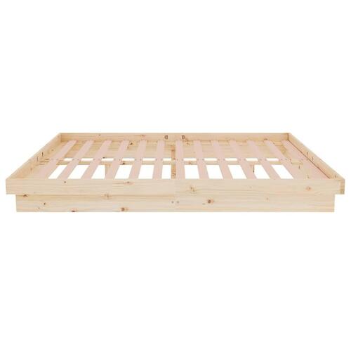 Sengeramme 140x190 cm massivt træ