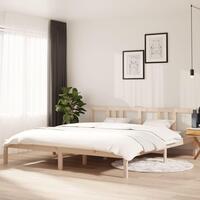 Sengeramme 180x200 cm massivt fyrretræ