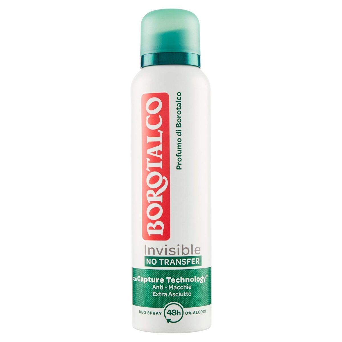 Spray Deodorant Borotalco Invisible 150 ml