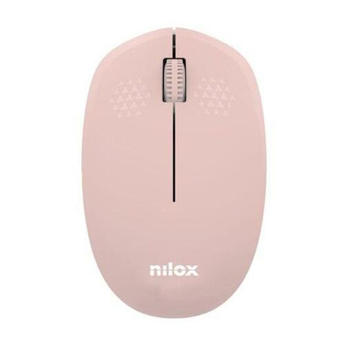 Optisk trådløs mus Nilox Sort Pink