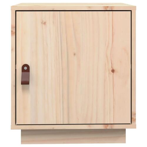 Sengebord 40x34x45 cm massivt fyrretræ