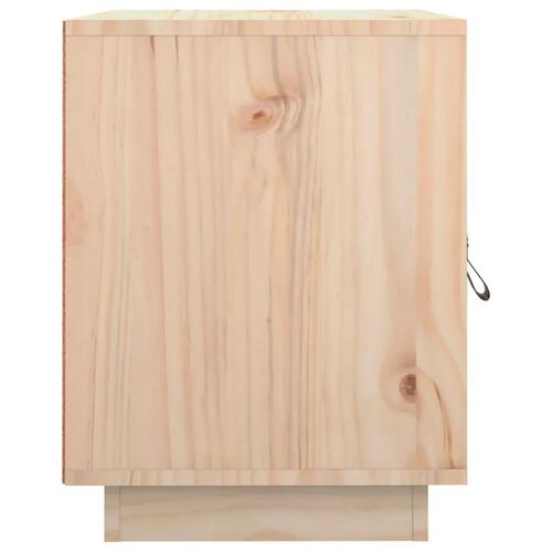 Sengebord 40x34x45 cm massivt fyrretræ