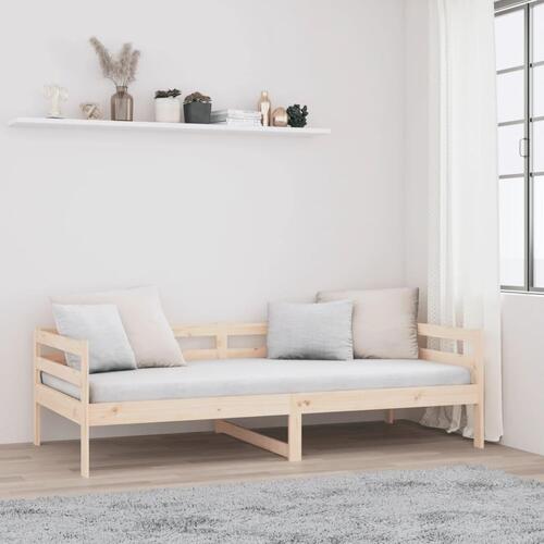 Daybed uden madras 80x200 cm massivt fyrretræ