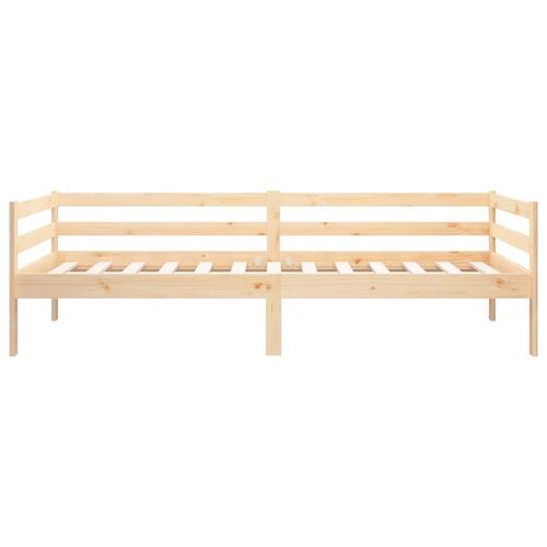 Daybed uden madras 80x200 cm massivt fyrretræ