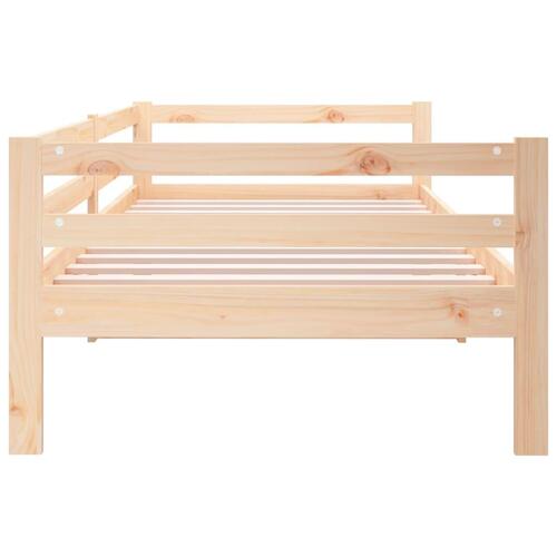 Daybed uden madras 80x200 cm massivt fyrretræ