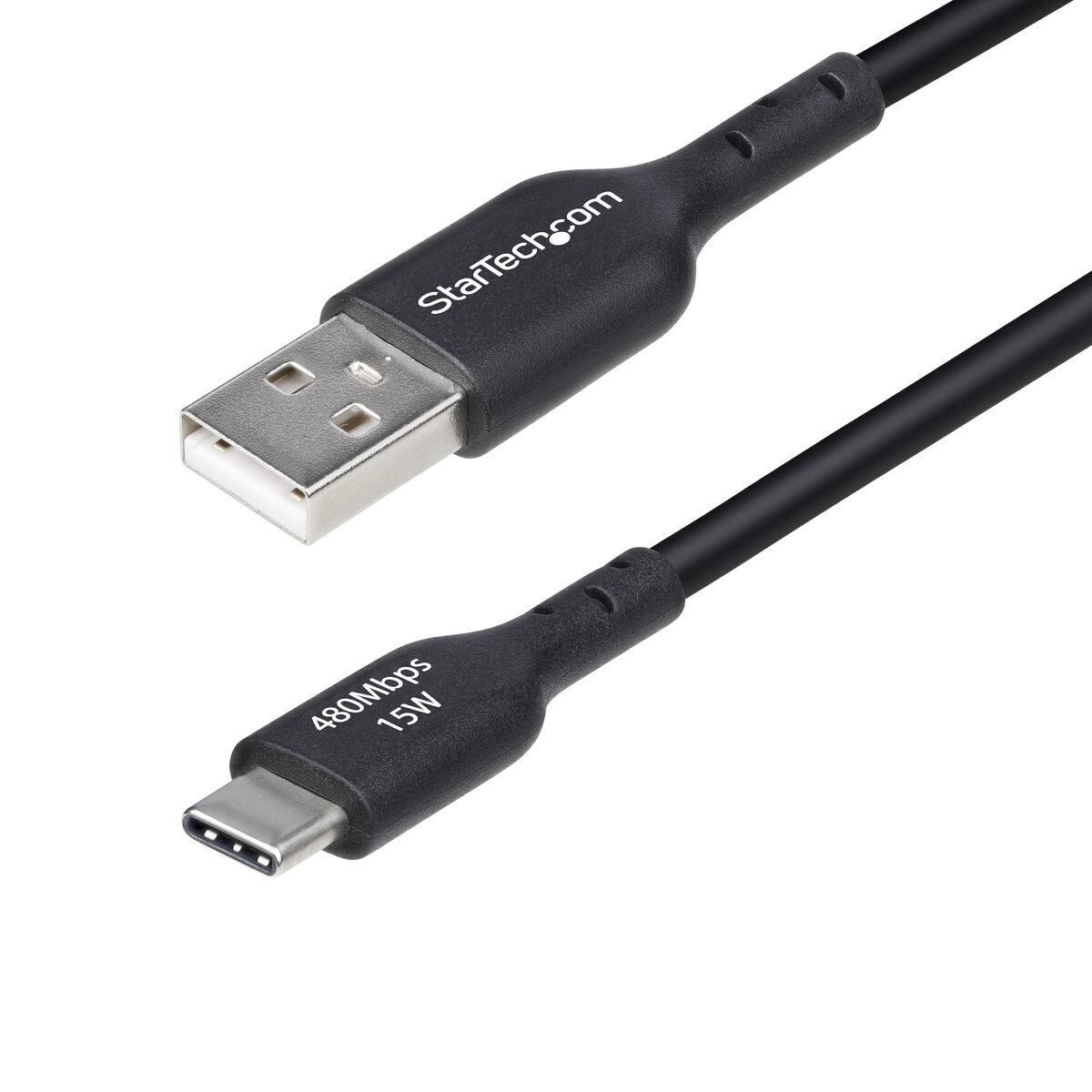 Startech USB-C til USB-A 2.0 kabel, 2 m - sort
