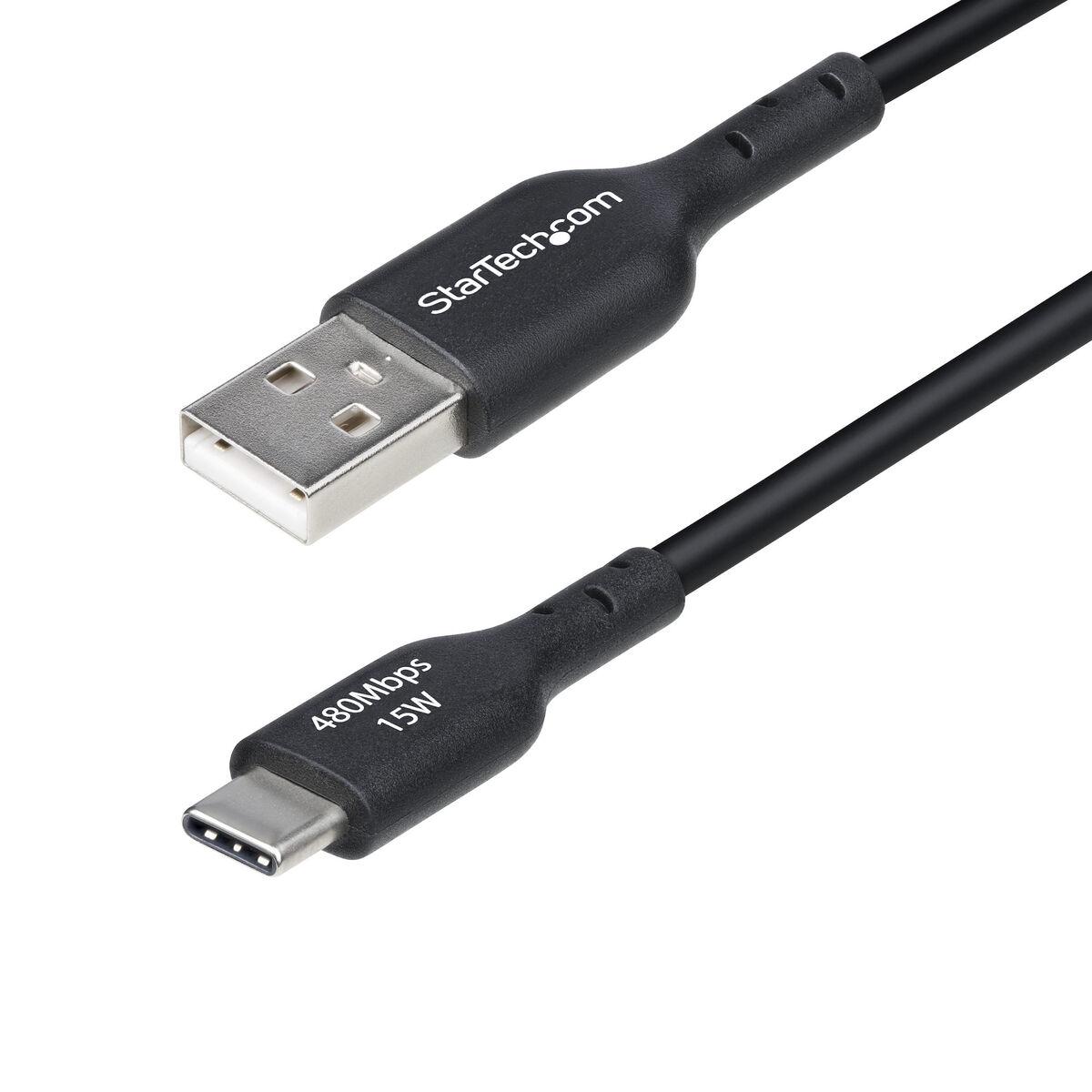 Startech USB-C til USB-A 2.0 kabel - Sort, 1 m