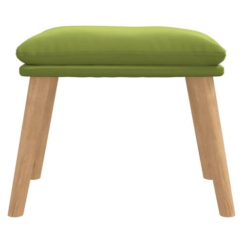 Fodskammel 45x29,5x35 cm fløjl lysegrøn