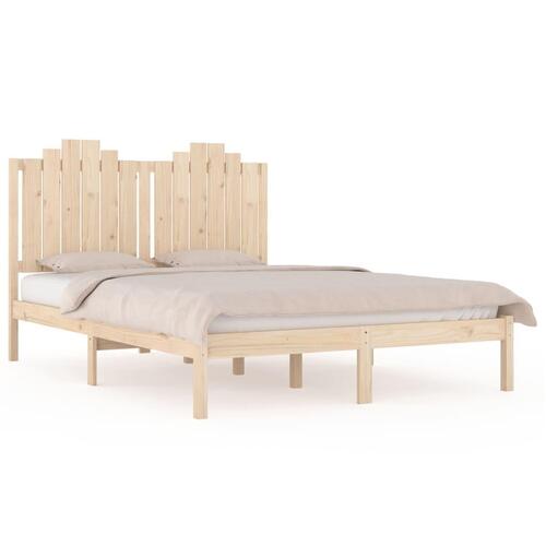 Sengeramme 140x190 cm massivt fyrretræ