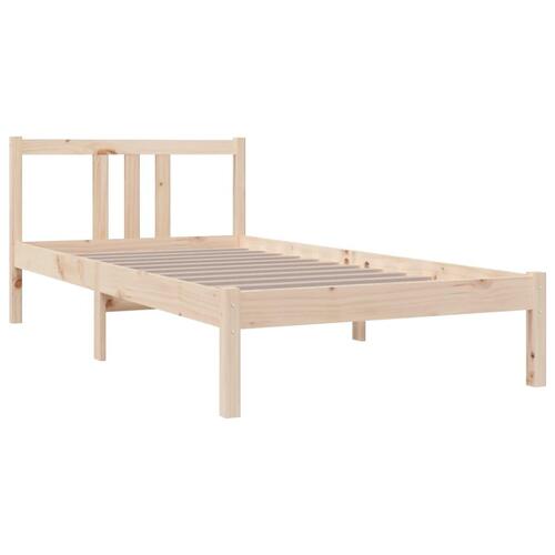 Sengeramme 90x190 cm massivt træ