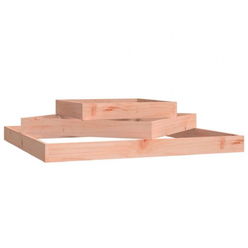 Plantekasse i massivt douglasgran - 112 x 112 x 27 cm