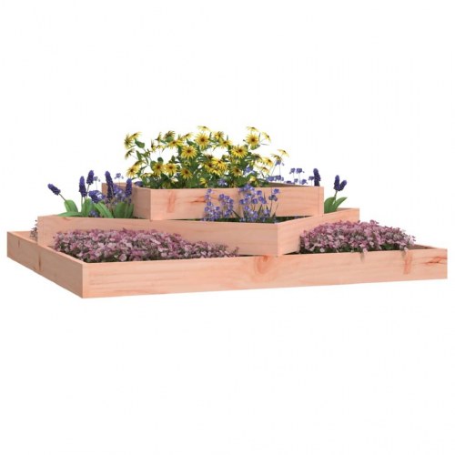 Plantekasse i massivt douglasgran - 112 x 112 x 27 cm