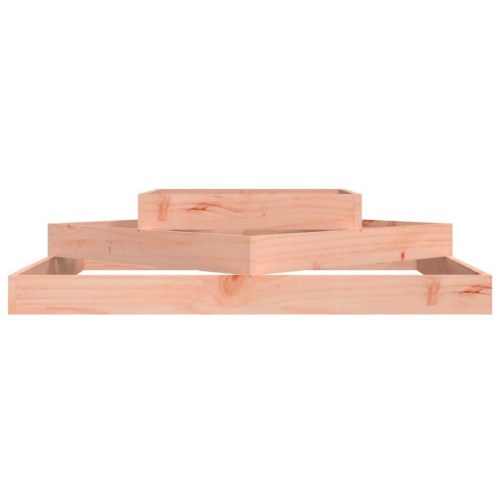 Plantekasse i massivt douglasgran - 112 x 112 x 27 cm