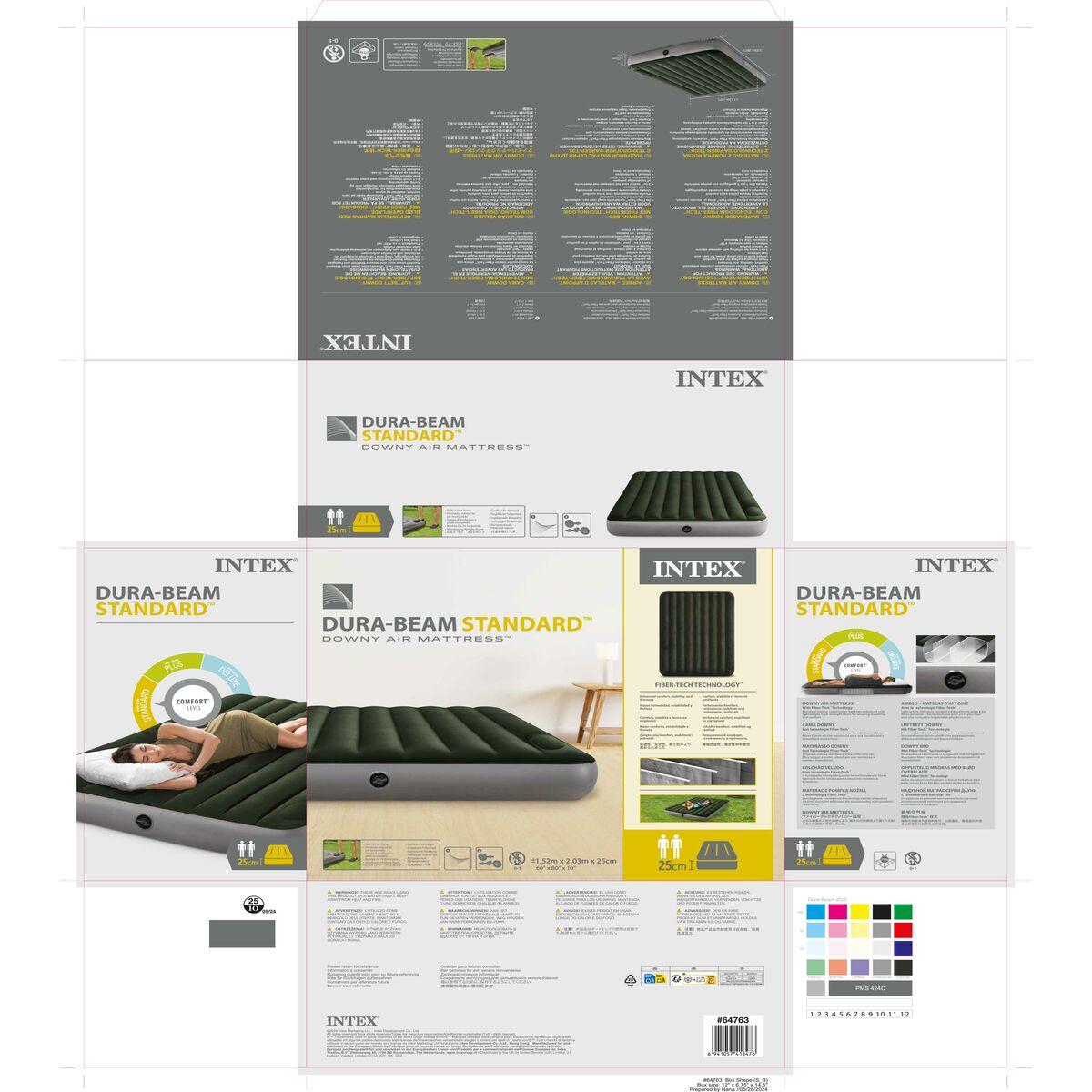 Luftmadras Intex 152 x 25 x 203 cm