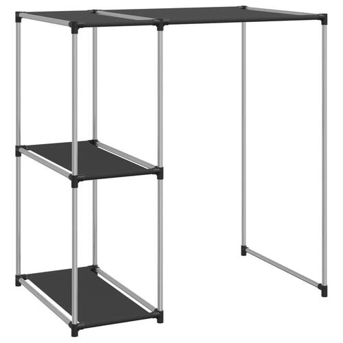 Opbevaringsreol over vaskemaskine 87x55x90,5 cm jern sort (OUTLET A)