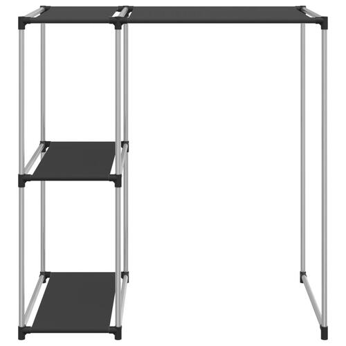 Opbevaringsreol over vaskemaskine 87x55x90,5 cm jern sort (OUTLET A)