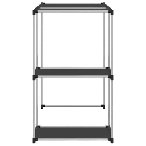 Opbevaringsreol over vaskemaskine 87x55x90,5 cm jern sort (OUTLET A)