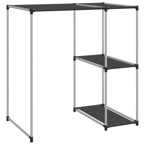 Opbevaringsreol over vaskemaskine 87x55x90,5 cm jern sort (OUTLET A)