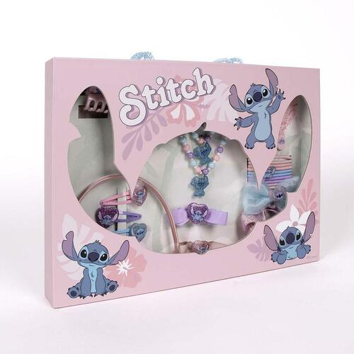 Tilbehør til Håret Stitch Pink 24 Dele