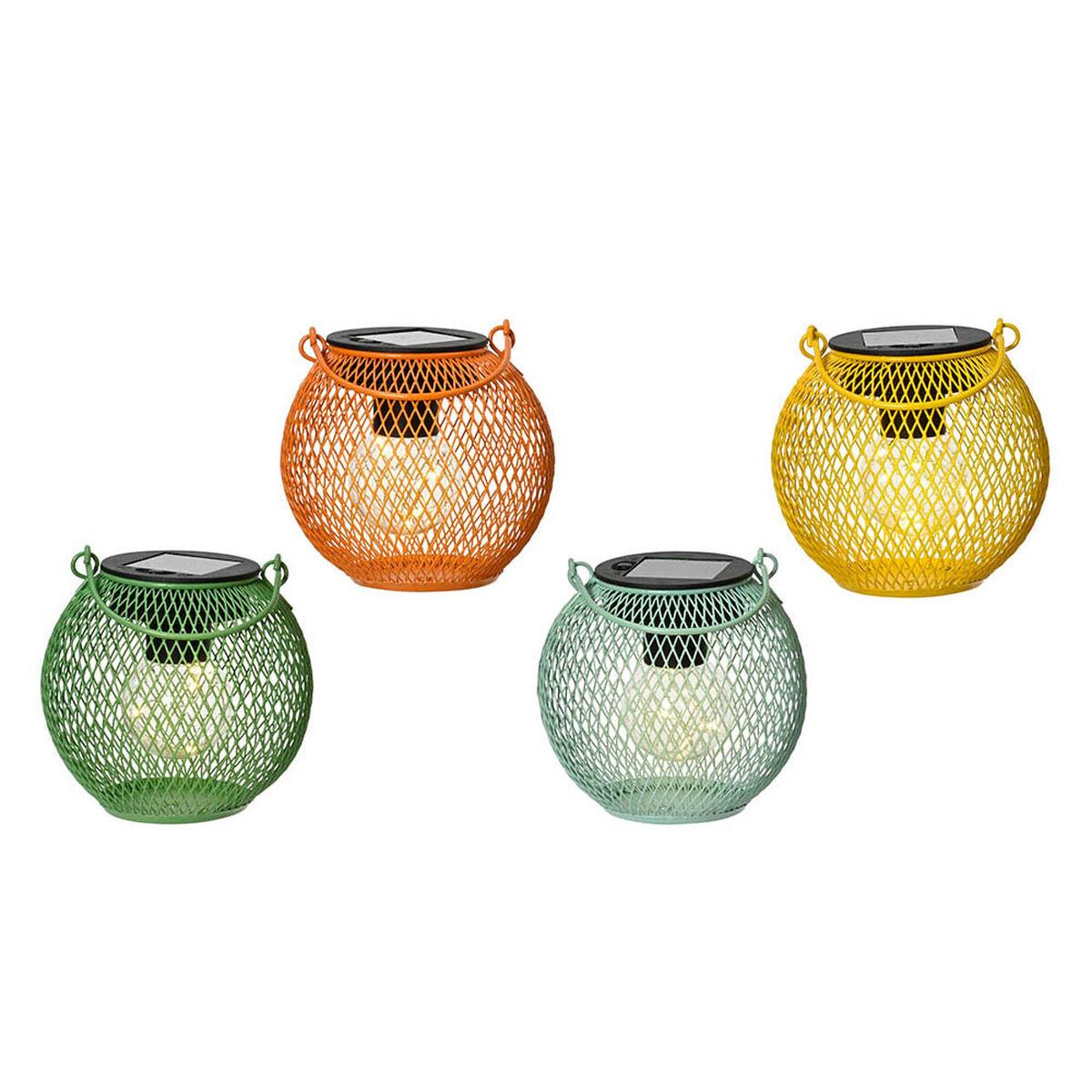 Lumineo lanterne i jern - solcelledrevet, multifarvet