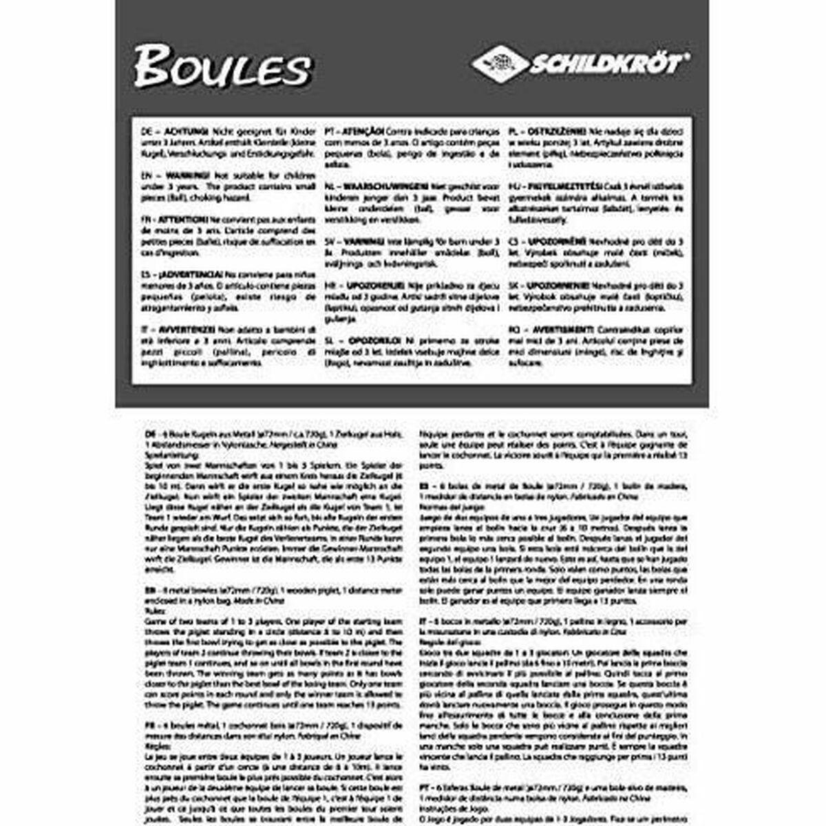 Boule-Sæt Schildkröt