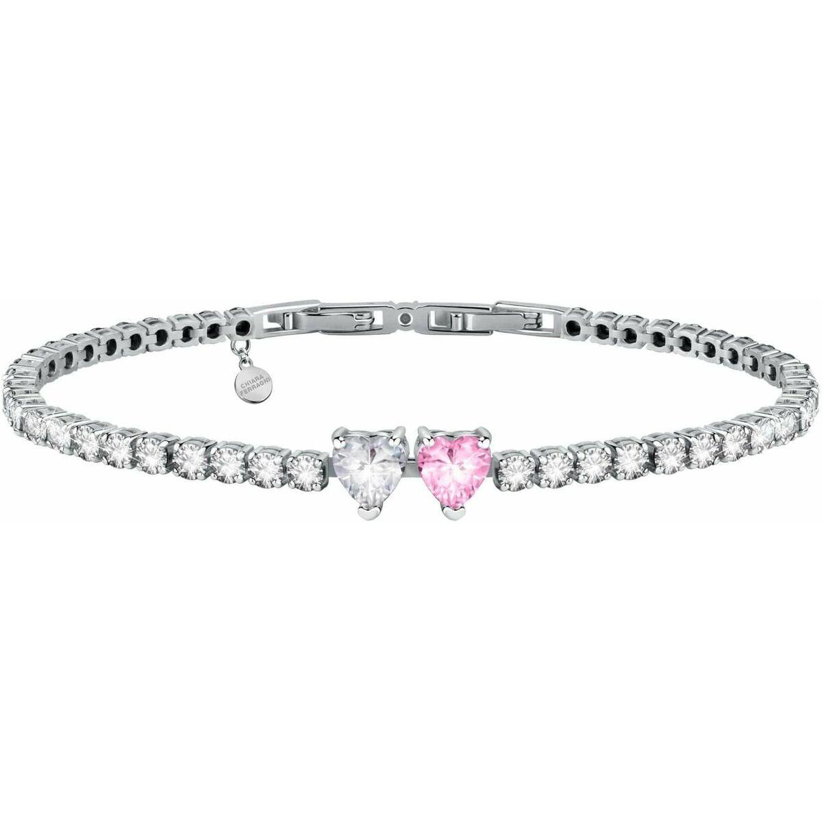 Chiara Ferragni armbånd til kvinder J19AUV12 - grå metal, tryklås