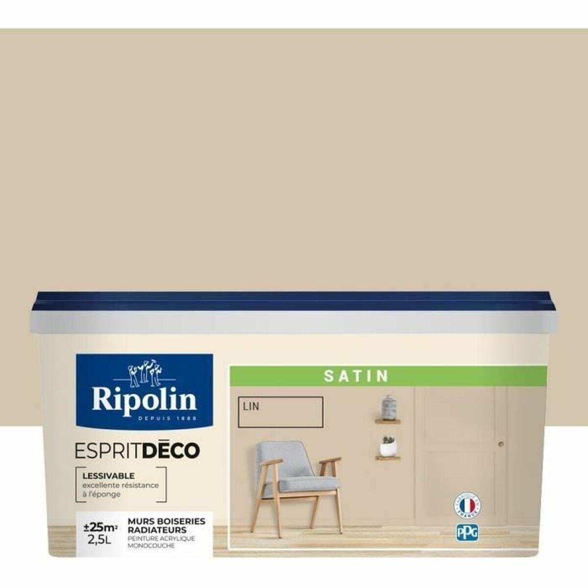 Ripolin grunderingsmaling - Beige, satin, 2,5 l