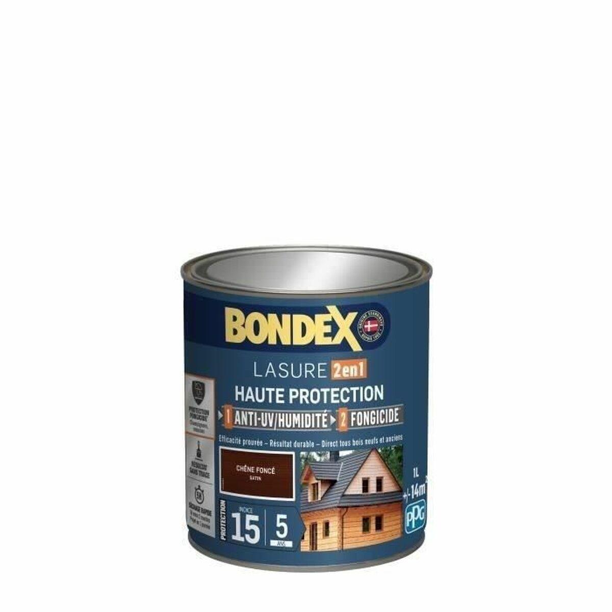 Bondex grunderingsmaling brun - satin, 1 l