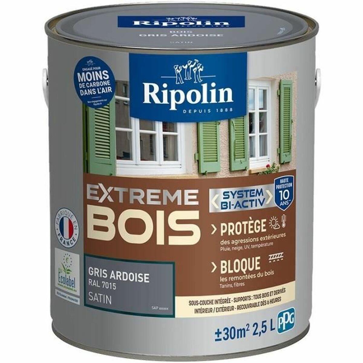 Ripolin grunderingsmaling grå - satin, 2,5 l