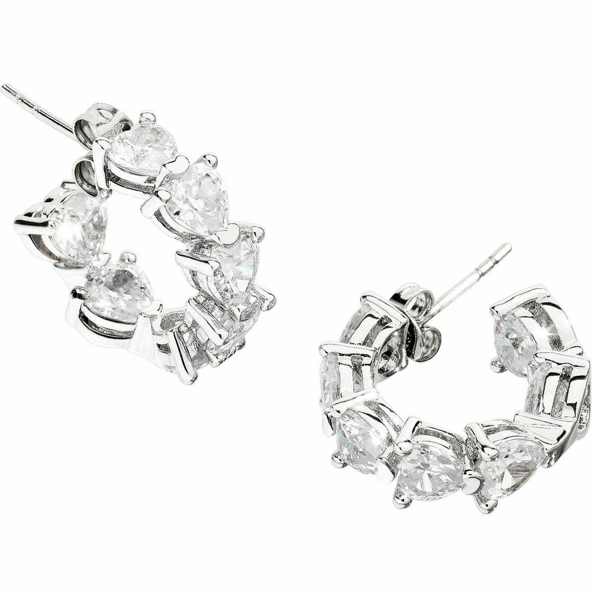 Chiara Ferragni øreringe til kvinder, metal, grå, 1,8 cm