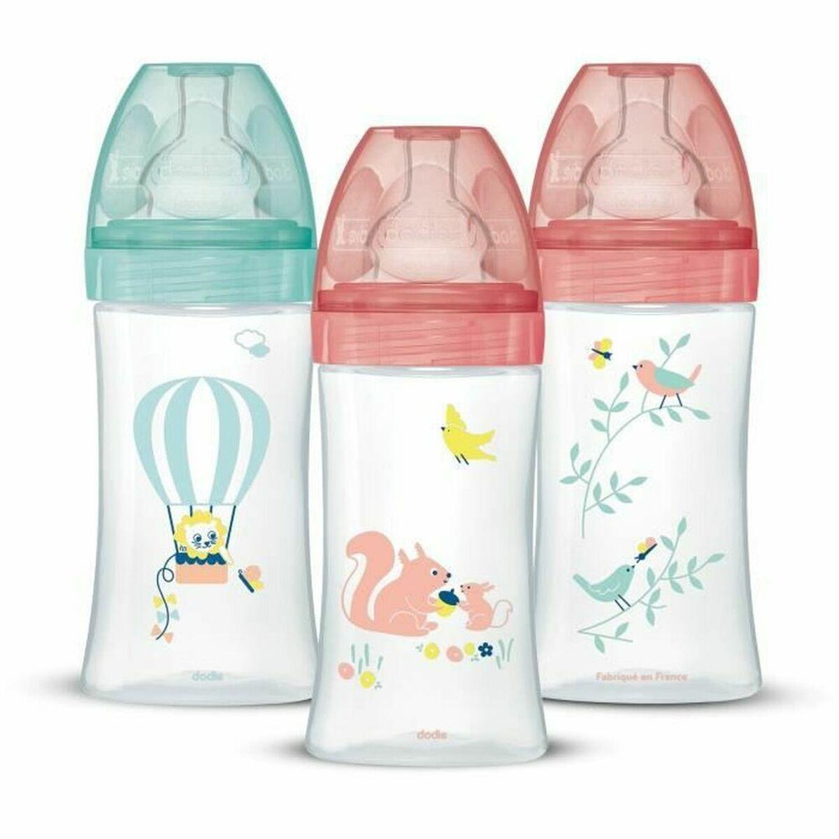 MAM Baby sutteflaskesæt - 3 stk. 270 ml (pink)