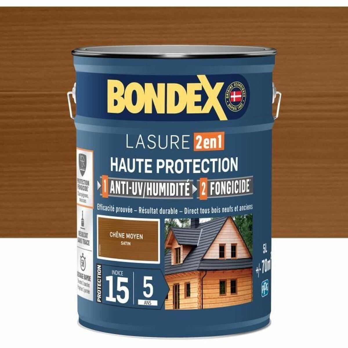 Bondex grunderingsmaling brun, satin - 5 l