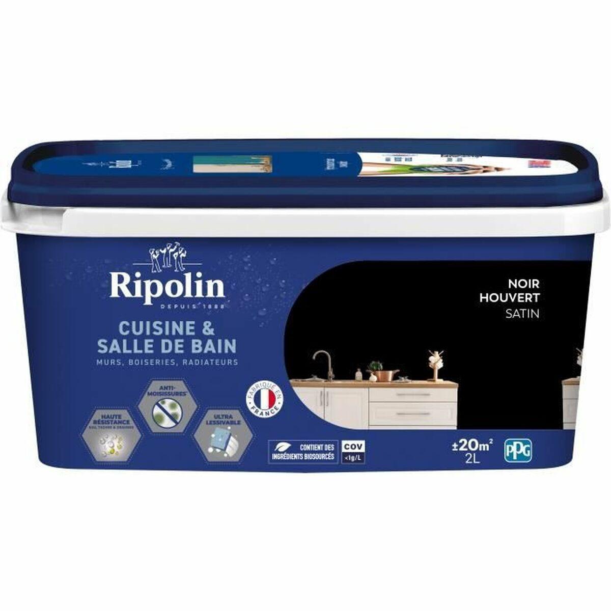 Ripolin grunderingsmaling - noir, satin, 2 l