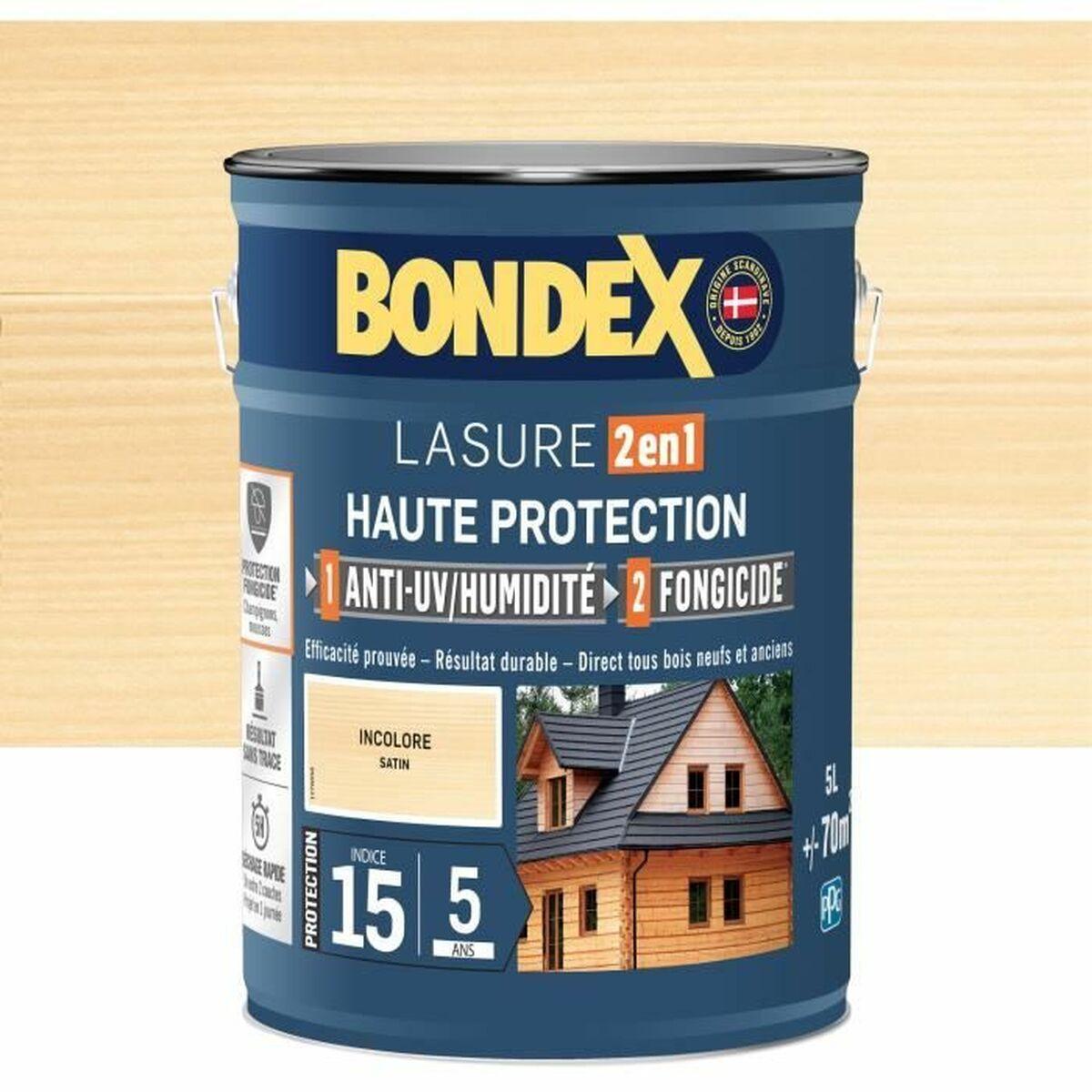 Bondex grunderingsmaling hvid - satin, 5 l