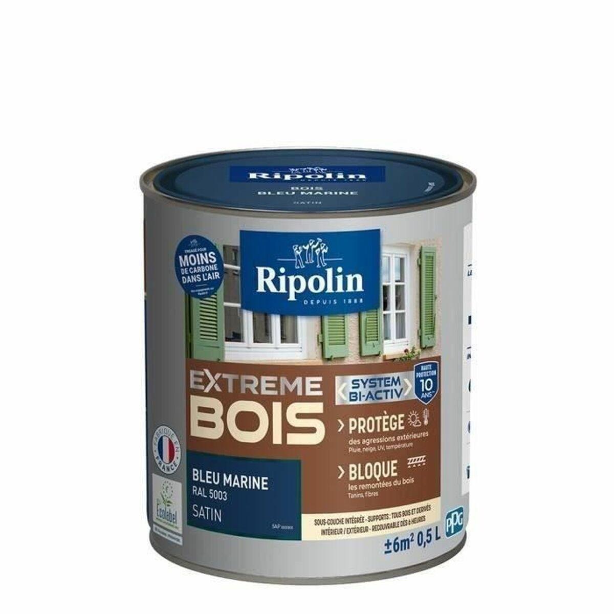 Ripolin grunderingsmaling - blå, satin, 500 ml