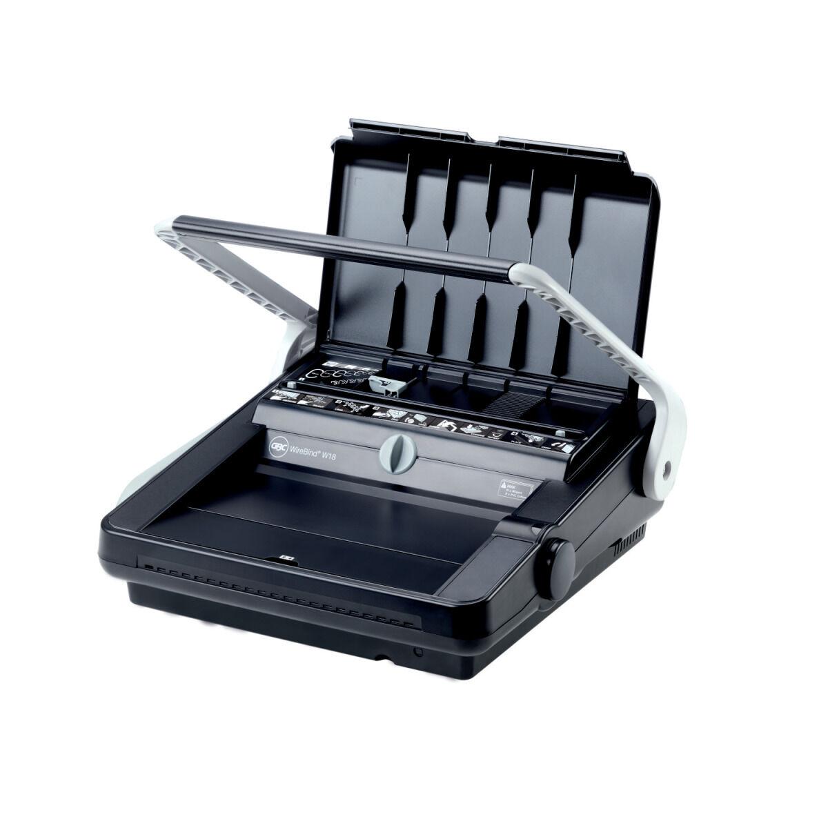 GBC WireBind W18 indbindingsmaskine - Sort/Grå