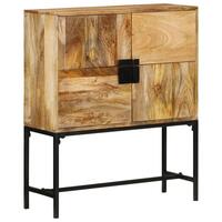 Skænk 80x30x95 cm massivt ru mangotræ