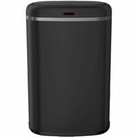 Skraldespand Kitchen Move Sort Rustfrit stål 58 L