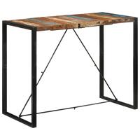Barbord 140x70x110 cm massivt genbrugstræ