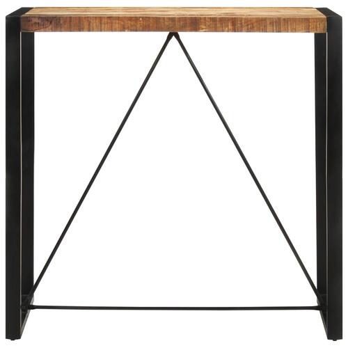 Barbord 110x55x110 cm massivt ru mangotræ