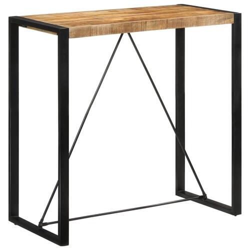 Barbord 110x55x110 cm massivt ru mangotræ