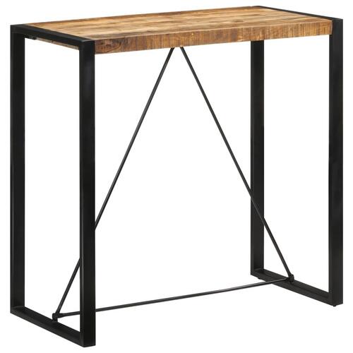 Barbord 110x55x110 cm massivt ru mangotræ